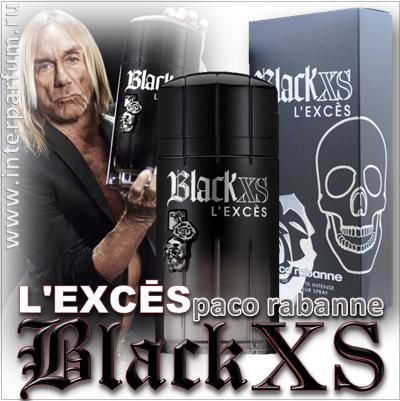 Black XS L'Exces for him Paco Rabanne