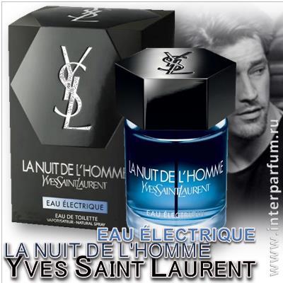 La Nuit de L'Homme Eau Electrique Yves Saint Laurent