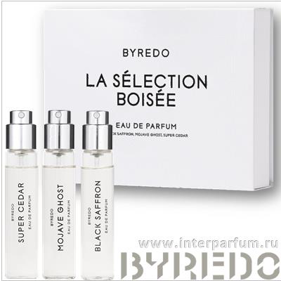 Byredo Set La Selection Boisee (Super Cedar, Black Saffron, Mojave Ghost)